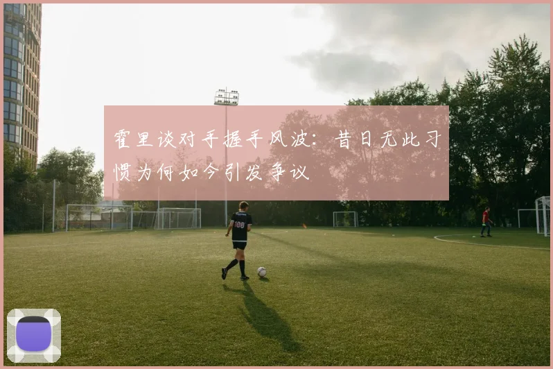 霍里谈对手握手风波：昔日无此习惯为何如今引发争议
